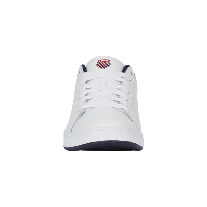 K-Swiss COURT BASE II WHITE/NAVY/RED-M (04411-130-M)