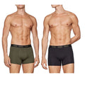 Puma Men's Boxer Briefs 2-Pack Khaki Black Comfortable Cotton Clothing Your Sports Performance