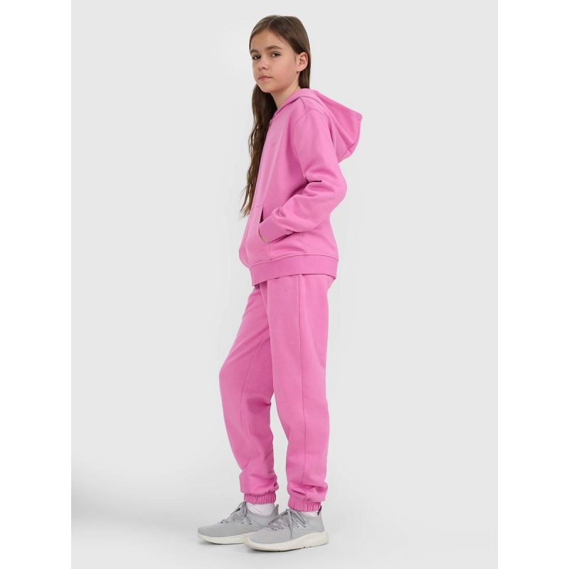 Girls’ 4F Zip-Up Hooded Sweatshirt 4FJRAW25TSWSF2466-54S