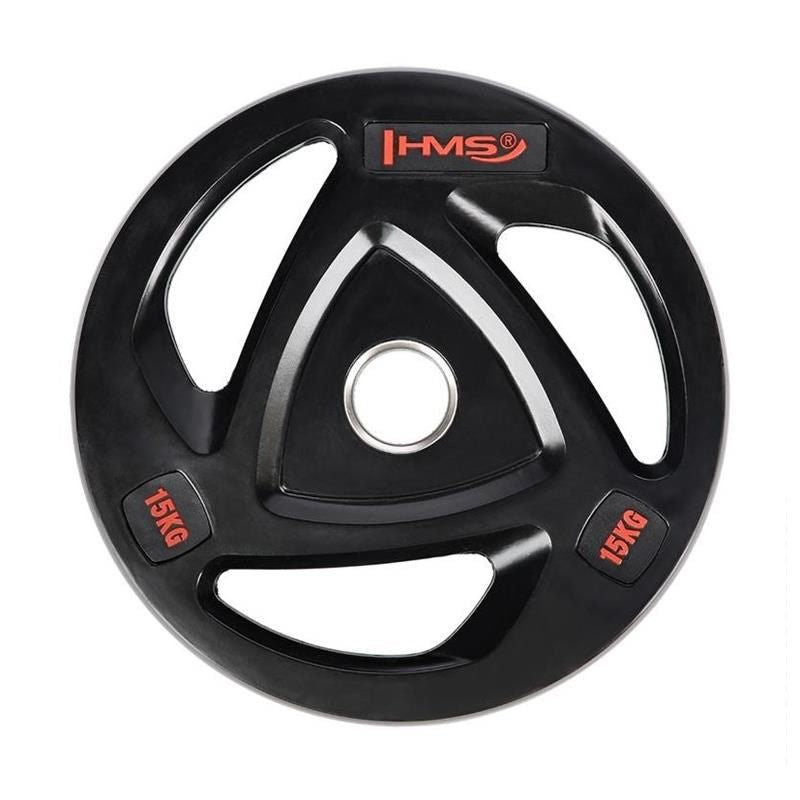 Rubberized Olympic plate 15 kg HMS TOX15 In preparation Your Sports Performance
