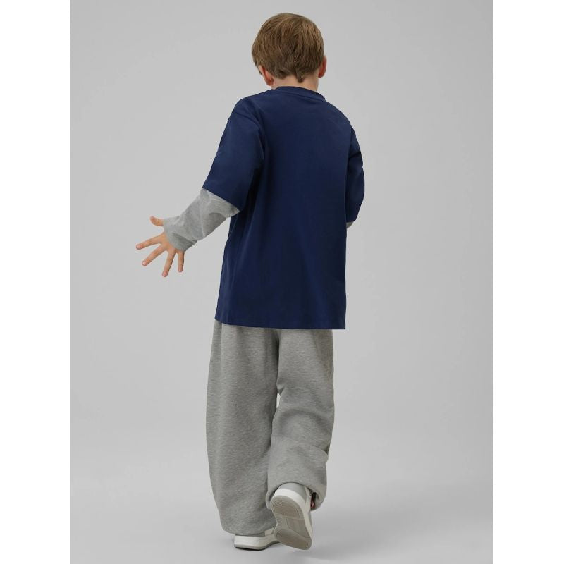 Loose longsleeve with print for boys 4F 4FJRSS26TLONM631-31S 4f