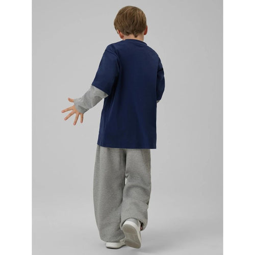 Loose longsleeve with print for boys 4F 4FJRSS26TLONM631-31S 4f