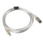Lanberg CA-USBA-12CC-0018-TR cable (USB 2.0 M - USB 2.0 M; 1.8m; transparent) Kable i adaptery/Kable USB Your Sports Performance