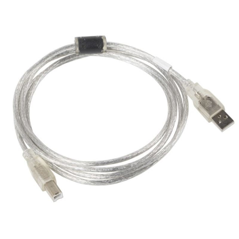 Lanberg CA-USBA-12CC-0018-TR cable (USB 2.0 M - USB 2.0 M; 1.8m; transparent) Kable i adaptery/Kable USB Your Sports Performance