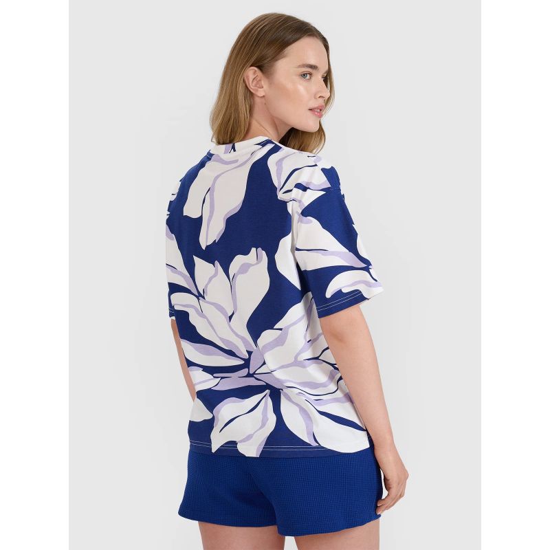 Women's oversize printed T-shirt 4F 4FRSS25TTSHF2692-91A *Kategoria tymczasowa Your Sports Performance