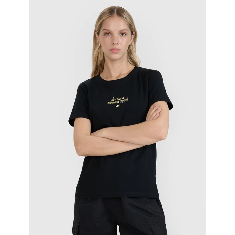 Women's regular printed T-shirt 4F 4FRSS25TTSHF2786-20S *Kategoria tymczasowa Your Sports Performance