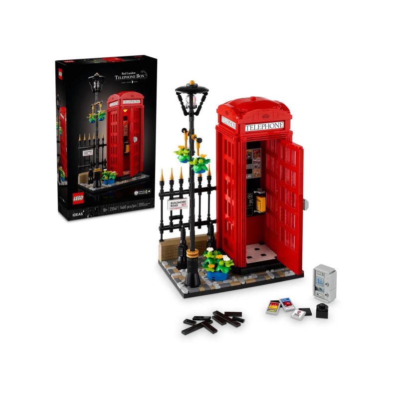 Lego 21347 Ideas - Red London Telephone Booth In preparation Your Sports Performance