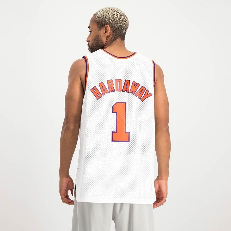 Mitchell &amp; Ness Phoenix NBA Alternate Jersey Suns 2002 Anfernee Hardaway M SMJY4443-PSU02AHAWHIT Clothing/Lifestyle/T-shirts/Mitchell & Ness Your Sports Performance
