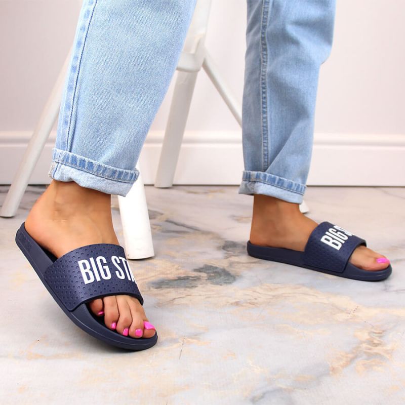 Big Star Jr foam slippers INT1908C navy blue Footwear/Outdoor/Big Star Your Sports Performance