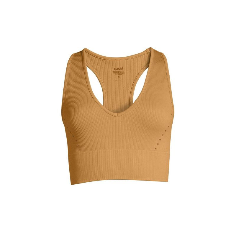 CASALL Seamless Femme V-neck Training Top green Import z PMSport Your Sports Performance