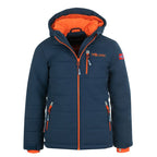 Trollkids Kids Hemsedal Snow Jacket XT mystic blue/orange abrasion-resistant blue (513-142) In preparation Your Sports Performance
