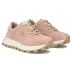 Leather platform sneakers, pink, Filippo DP7498