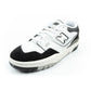 New Balance 550 youth sports shoes sneakers leather fashionable black white New Balance