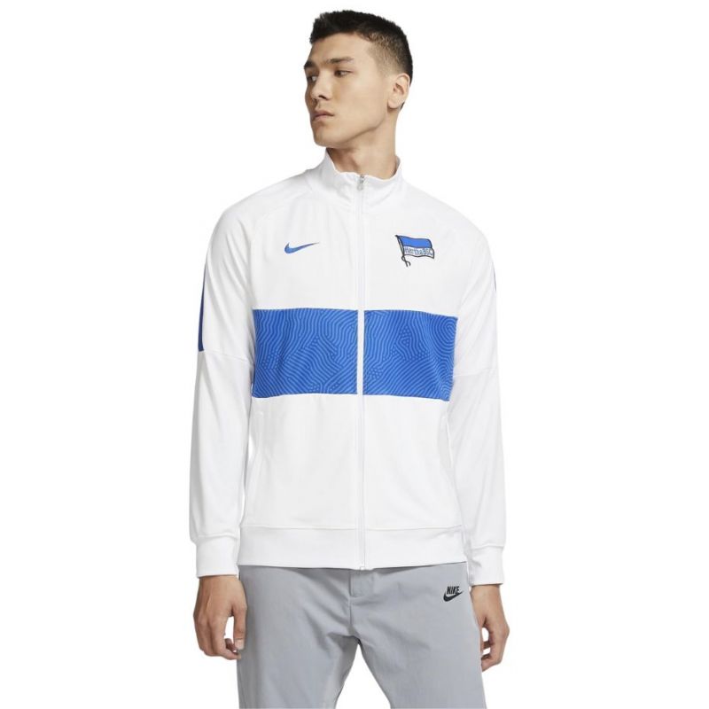Nike Hertha BSC I96 Anthem Men's Sweatshirt White and Blue CQ4914 100 In preparation Nike
