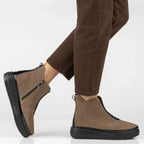 Women's beige platform ankle boots Filippo DBT8264