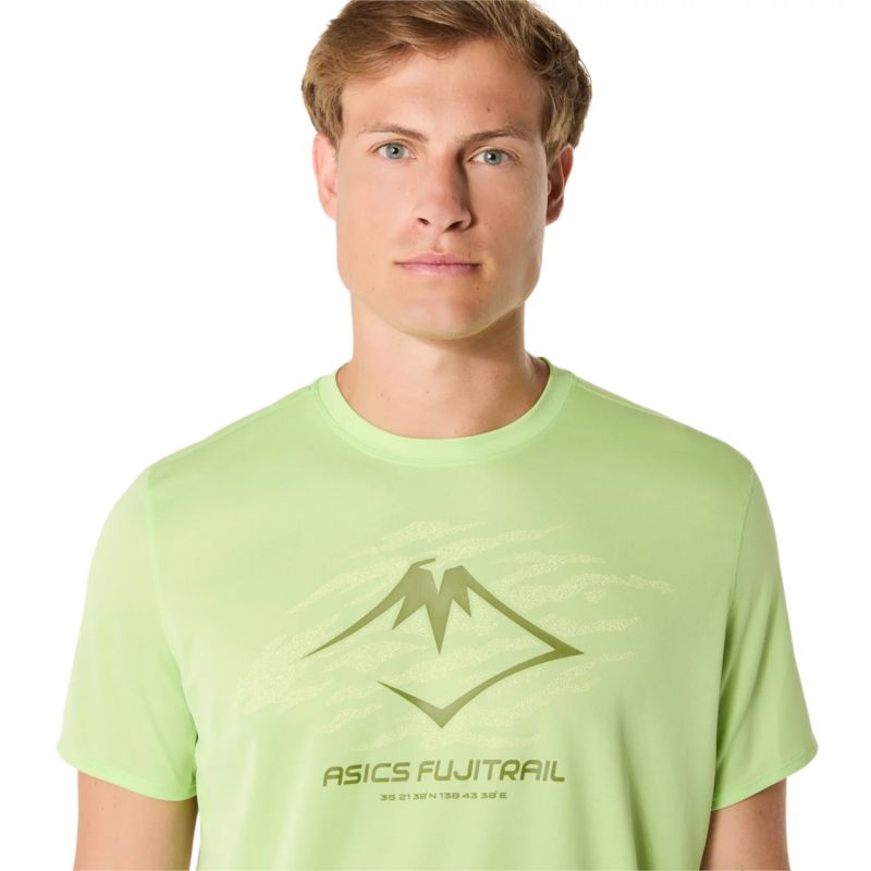 T-shirt Asics Fujitrail Logo SS Top M 2011C981-30 Clothing/Outdoor/T-shirts with short sleeves/Asics Asics