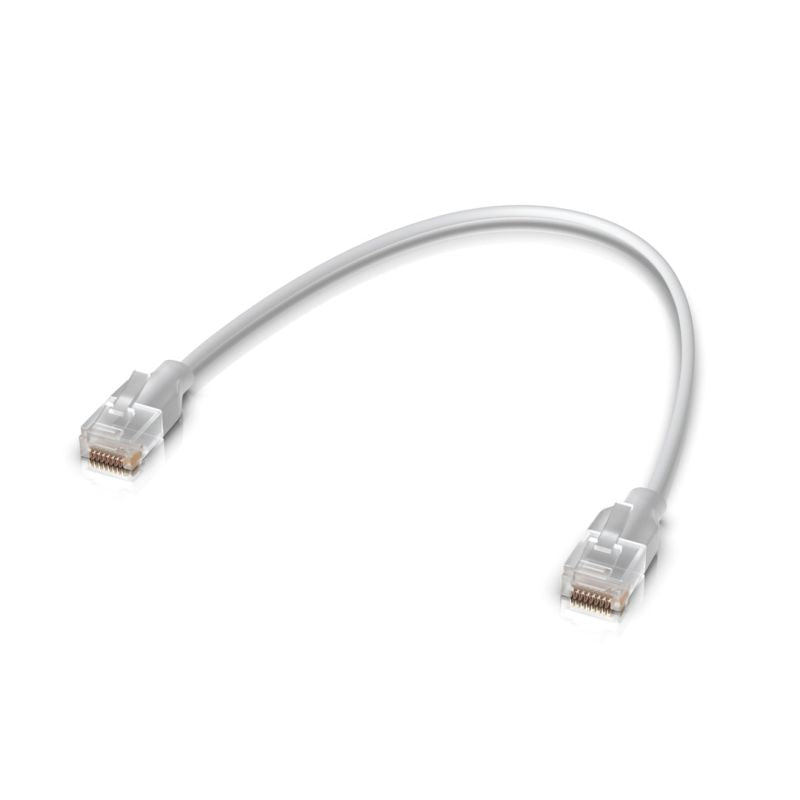 UTP Ubiquiti UniFi Etherlighting Patch Cable (UACC-Cable-Patch-EL-0.3MW) Cat. 6 0.3m white Kable, gniazda i wtyki/Patchcable Your Sports Performance