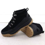 Men's leather boots, unlined, black, Big Star SS174265 Footwear Your Sports Performance