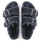 Birkenstock Arizona VL Shearling Midnight Suede Leather Insulated Flip-Flops Wide Regular (1020592) Footwear/Lifestyle/Birkenstock/Klapki/chodaki Birkenstock