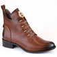 Insulated flat-heeled ankle boots Jezzi W JEZ412C brown Footwear/Outdoor/Jezzi Your Sports Performance