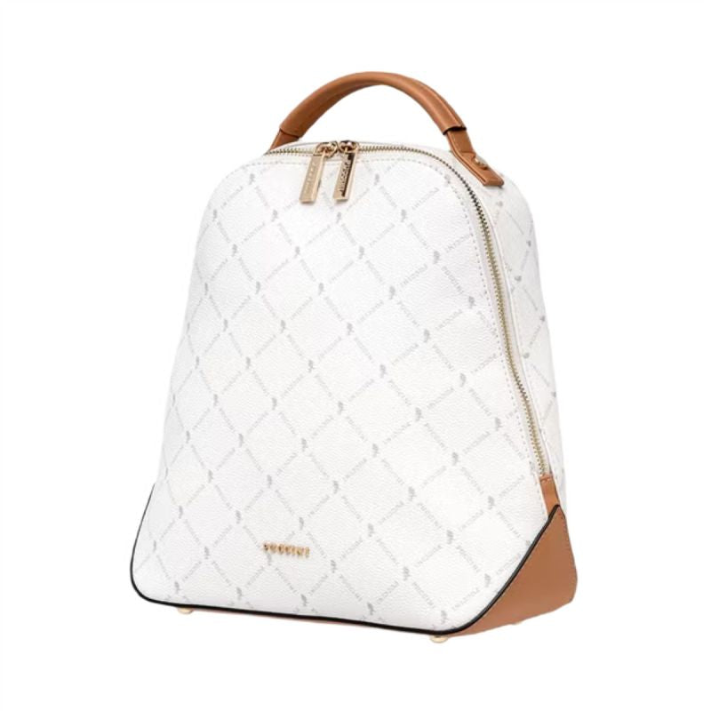 Puccini Monogram Collection Women's Backpack Bag White - BLXP0011P-0 Akcesoria i sprzęt koszykarski/Torby i plecaki Your Sports Performance