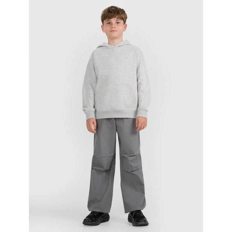 Boy's sweatshirt with hood, open, 4F 4FJWMM00TSWSM1860-25M 4f