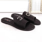 Comfortable flip-flops with rhinestones S.Barski W OLI258A, black Footwear/Lifestyle/S.Barski Your Sports Performance