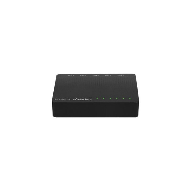 LANBERG SWITCH DSP2-1005-12V (5-PORT, 12V, 1GB/S) Komunikacja i łączność/Switch-e Your Sports Performance