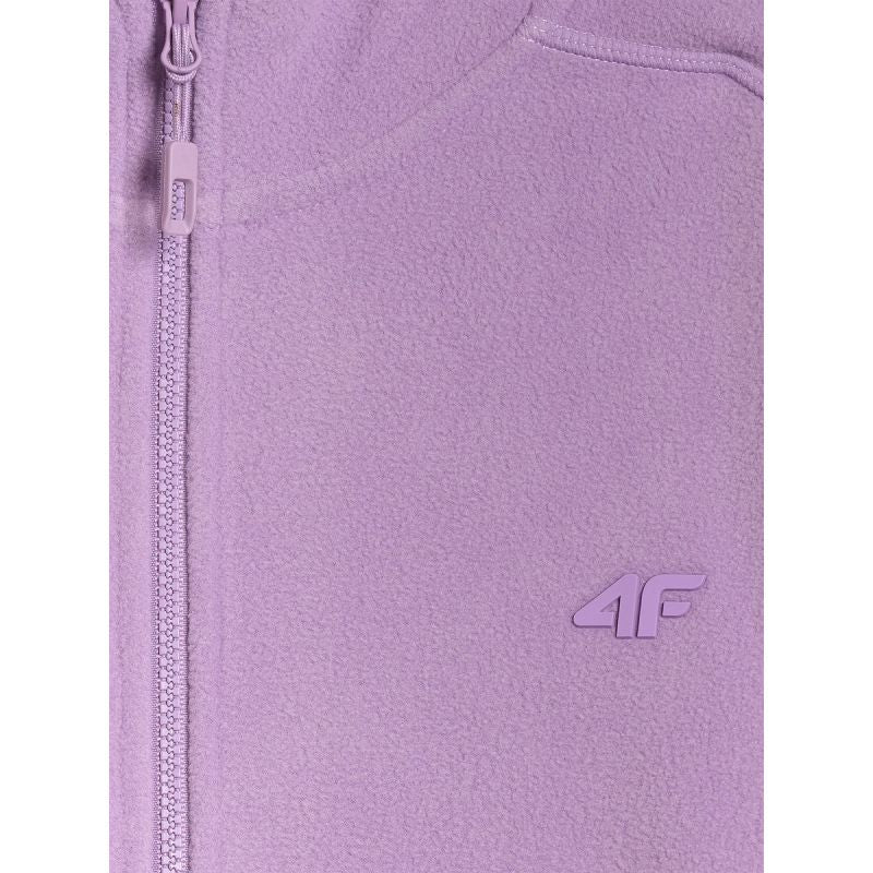 Women’s Slim-Fit Fleece Jacket with Stand-Up Collar 4F 4FRAW25TFLEF496-52S