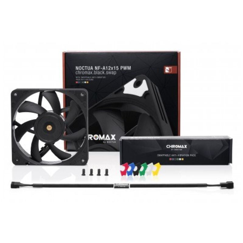 NOCTUA NF-A12x15 PWM Chromax.black.swap fan Chłodzenie/Chłodzenie - wentylatory Your Sports Performance
