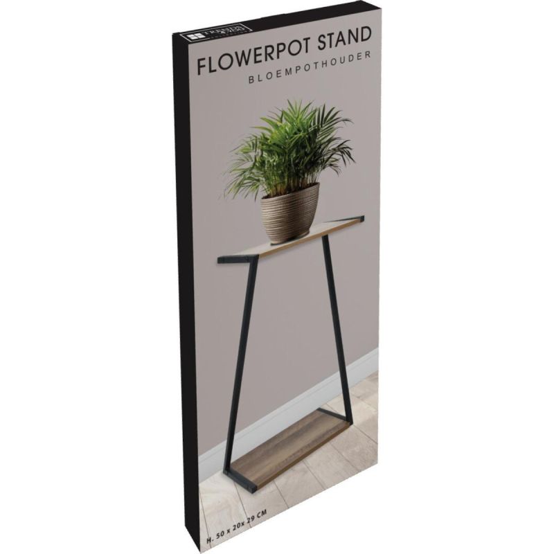 2-TIER SHELF TABLE FOR PLANTS 29x20x50CM WOODEN TABLETOP Home and Garden/Equipment Your Sports Performance