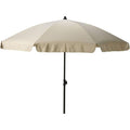 GARDEN UMBRELLA 185 CM CREAM Home and Garden/Garden Your Sports Performance