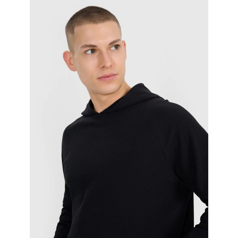 Men's sweatshirt with hood, open, 4F 4FWSS25TSWSM1558-20S *Kategoria tymczasowa Your Sports Performance