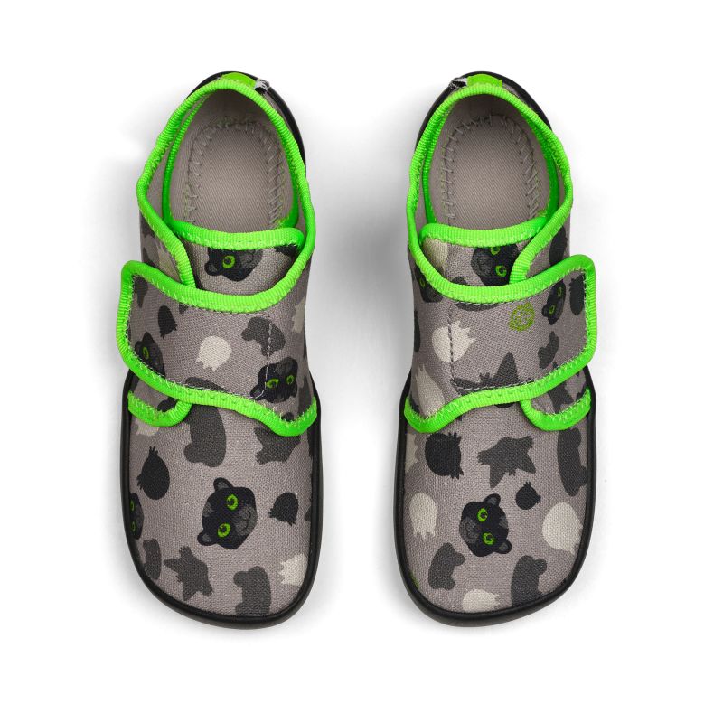 Affenzahn Movy Panther Cotton Barefoot Slippers (01398-80151)