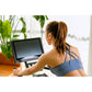OVICX Q200X magnetic exercise bike with 15.6" TFT touchscreen, WIFI bluetooth & app