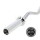 Olympic bar 120cm with clamps lock jaw blac GOL160