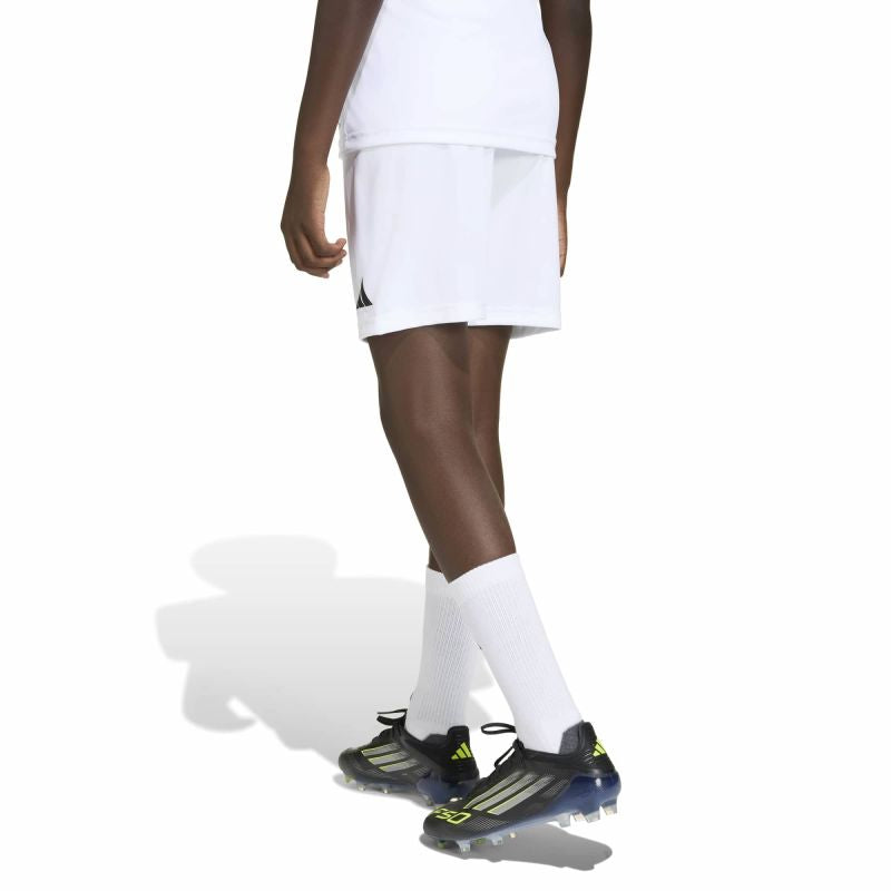 adidas Entrada 26 Kids' Shorts, White JZ6526