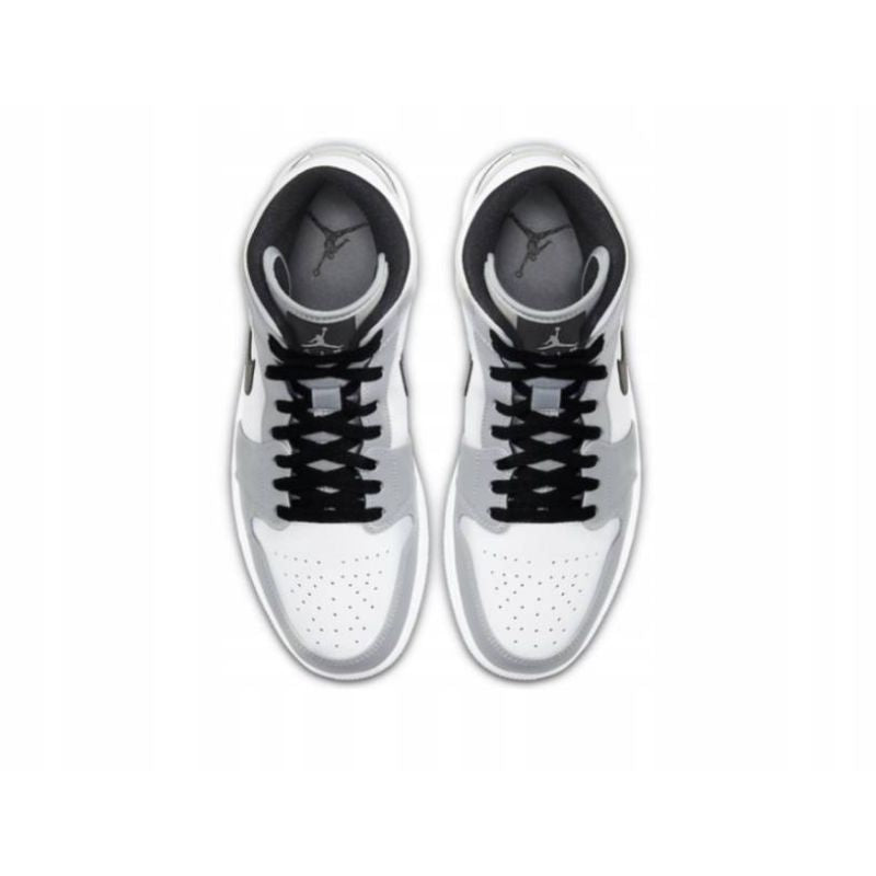 Men's Air Jordan 1 Mid Light Smoke Grey Shoes - 554724-092 Obuwie/Buty na co dzień Your Sports Performance