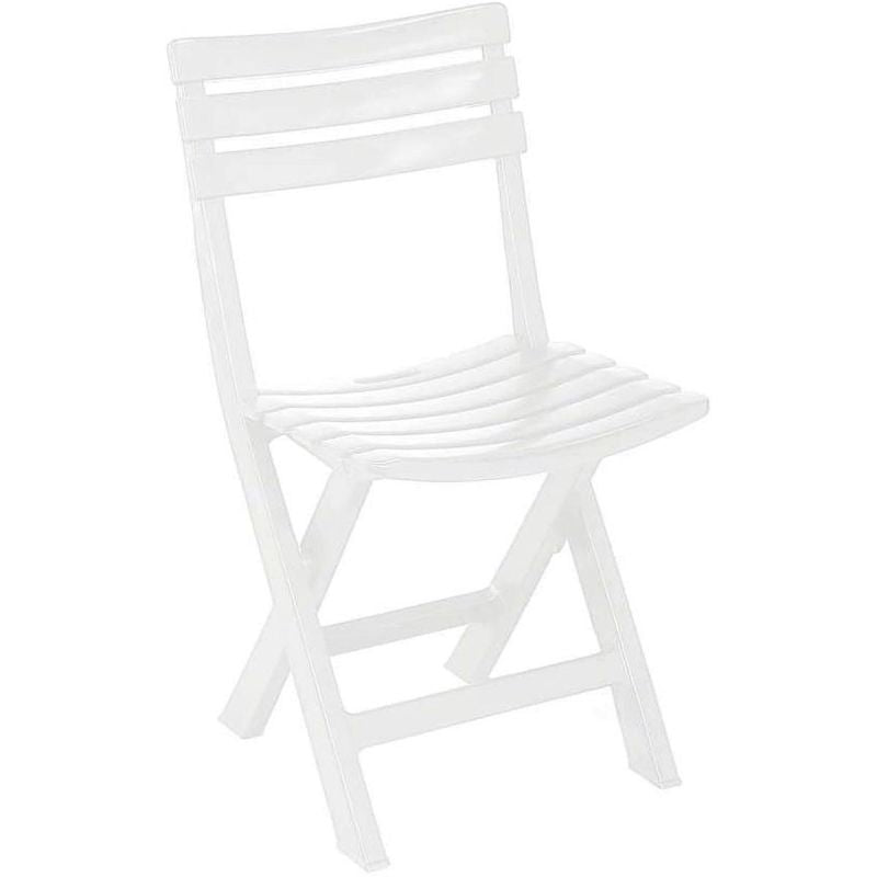 SET OF 4 KOMODO PLASTIC FOLDING CATERING CHAIRS WHITE Dom I Ogród/Meble Ogrodowe/Krzesła Your Sports Performance