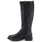 Women's leather boots, classic black Sergio Leone KZ-528-S