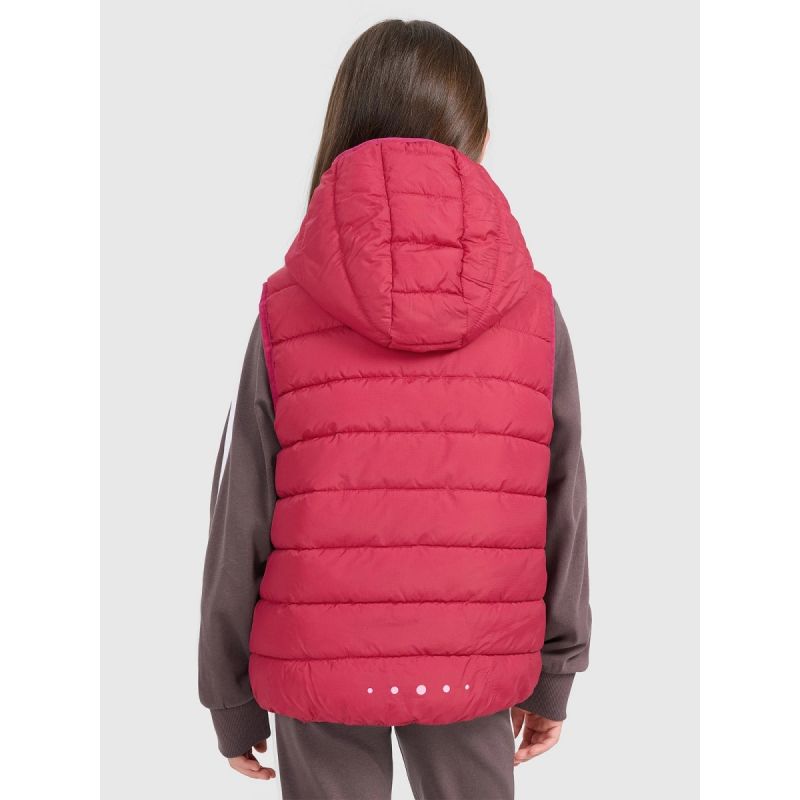 Girls' down vest with synthetic filling 4F 4FJRAW25TVJAF322-54S *Kategoria tymczasowa Your Sports Performance