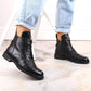 Lace-up and zipper ankle boots Potocki W WOL171B black Footwear/Outdoor/Potocki Your Sports Performance