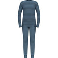 ODLO Active Warm Set Long Kids’ Thermal Underwear Set, Blue