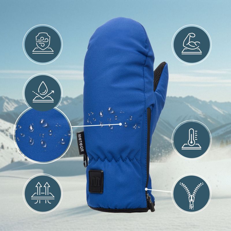 Meteor Orel XXS Winter Gloves Navy/Black Clothing Your Sports Performance