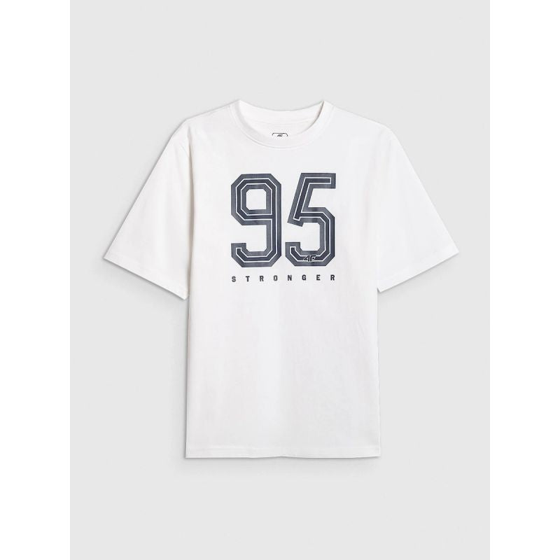 Boy's loose T-shirt with print 4F 4FJRSS26TTSHM3786-10S 4f
