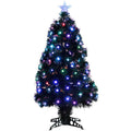 DECORATIVE FIBER OPTIC CHRISTMAS TREE MULTICOLOR 90CM LUCA Home and Garden/Equipment Your Sports Performance