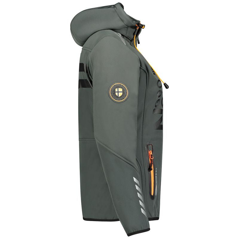 Geographical Norway Reine Ass A EO DB 007 W Softshell Jacket WU8184F/GNO-Dark Gray / Orange Clothing/Outdoor/Geographical Norway 4F