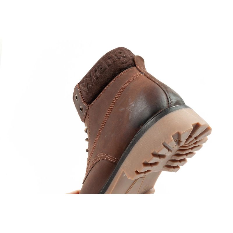 Wrangler Arch men's boots, Chelsea boots, elegant leather, dark brown Wrangler