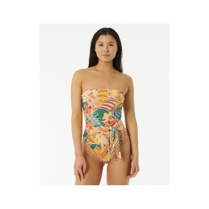 RIP CURL Brazilian Soul One Piece Green and Yellow Swimsuit Import z PMSport Your Sports Performance