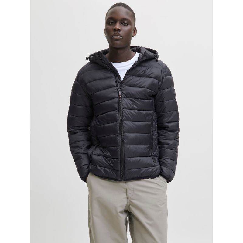 Jack&Jones men's down jacket JJEBRADLEY LIGHT BODYWARMER COLLAR NOO 12280970 BLACK In preparation Your Sports Performance